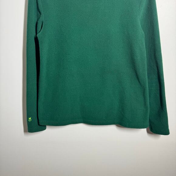 Dudley Stephens Vello Fleece Park Slope Turtleneck Women S Emerald Green Holiday - Picture 8 of 10